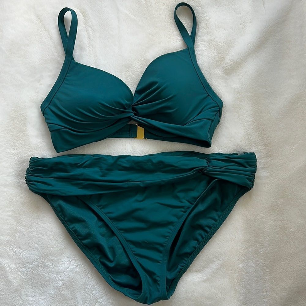 Bleu Rod Beattie Undewire twist 2 piece swimsuit